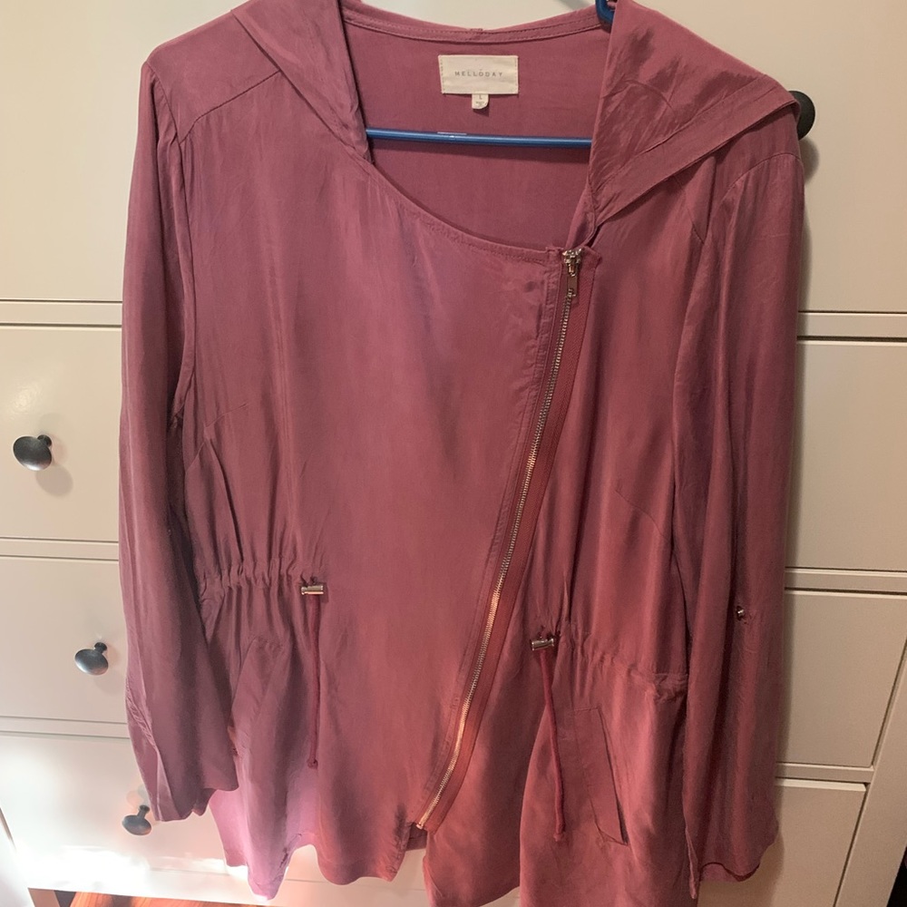 Melloday Side Zip Light Waisted Jacket